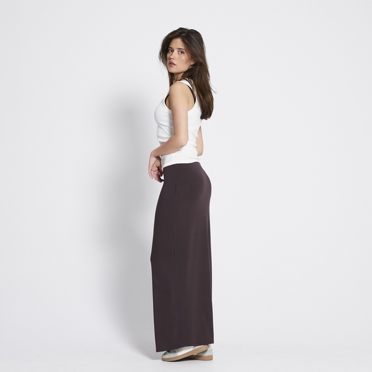 Soft feel skirt "Ellen" Brown